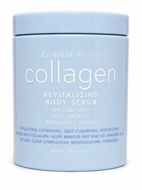 Clinical Works Collagen Revitalizing Body Scrub – 23.6 oz / 670g